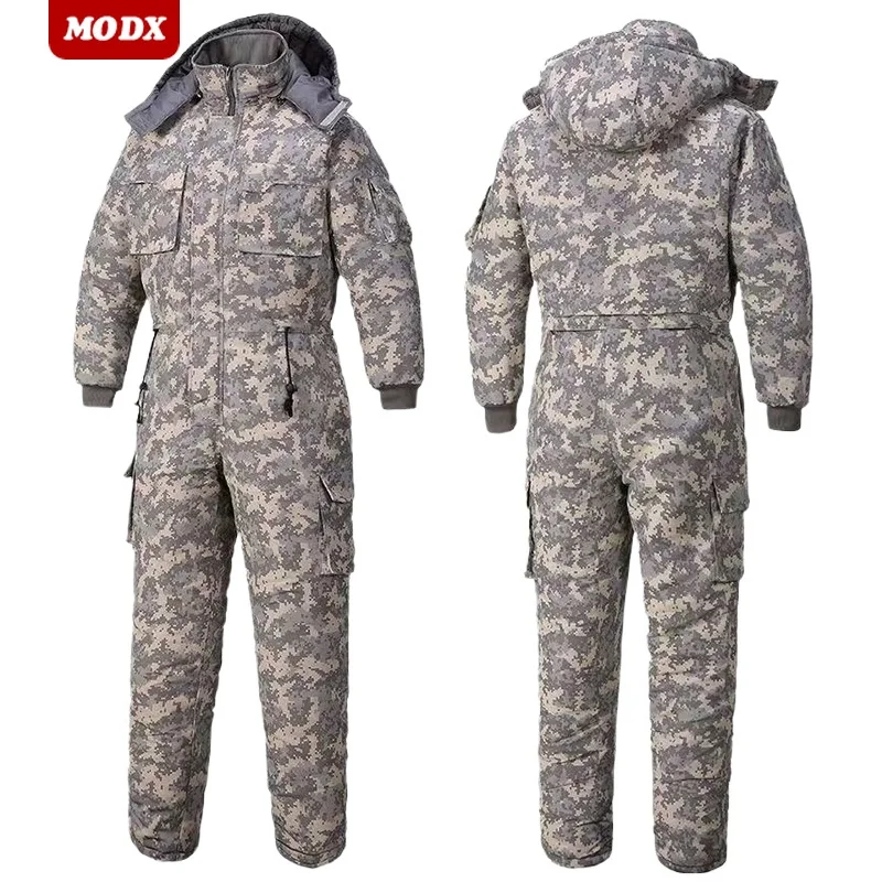 Winter Clothing Storage - Męska zimowa zagęszczona jednoczęściowa odzież robocza