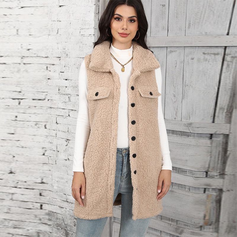Winter Clothing On Sale - Damskie pluszowe kamizelki z jagnięcej wełny,