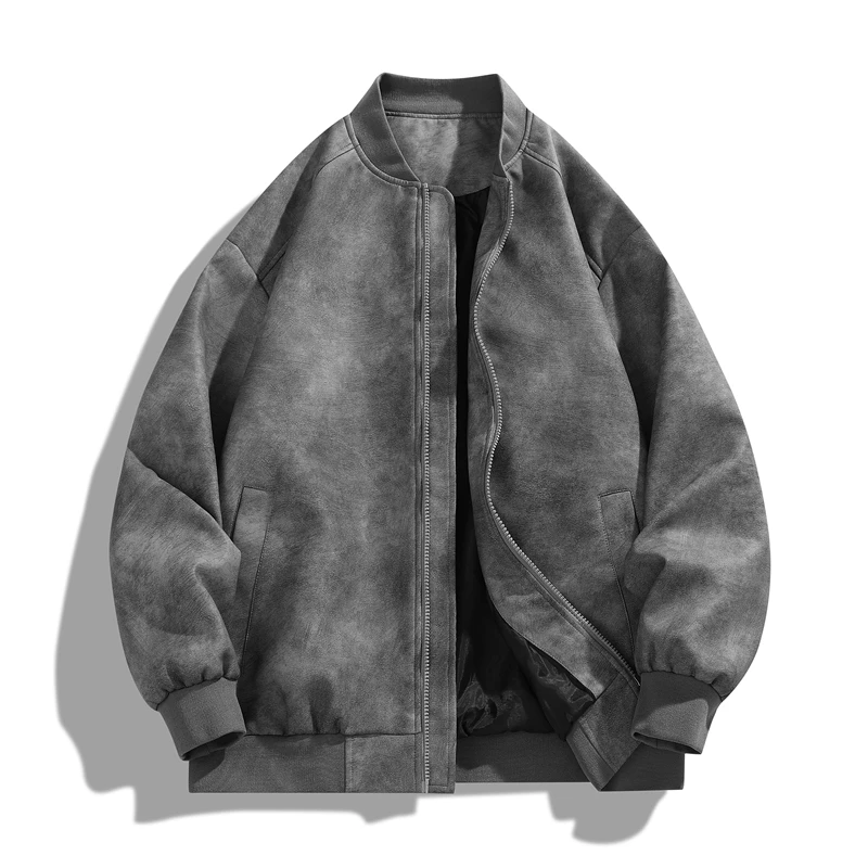 Quality Winter Clothing Bomber Jacket - Jesienna, wysokiej jakości, retro, uniwersalna, luźna,