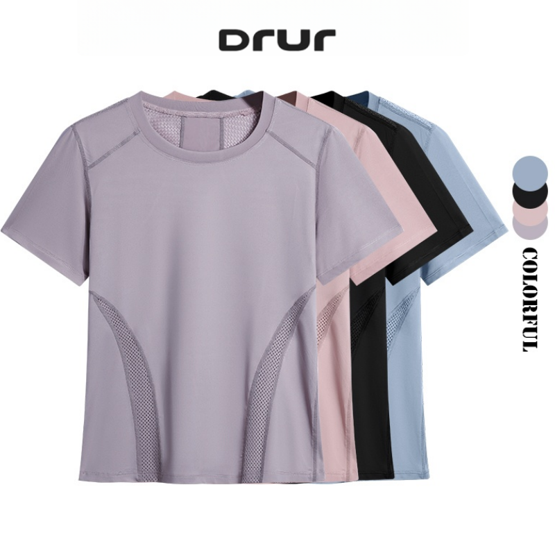 Winter Clothing Essentials - DRUR Letnia Lekka Koszulka do Biegania