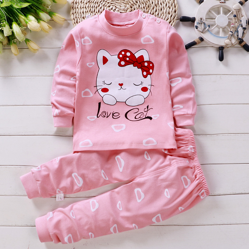 Winter Clothing 1 Year Old - Bawełniana odzież dla dziewczynki zimowy zestaw