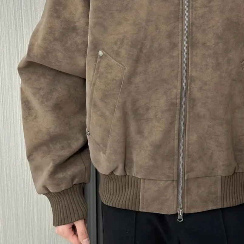 Quality Winter Clothing Bomber Jacket - Męska kurtka bomberka oversize na jesień,