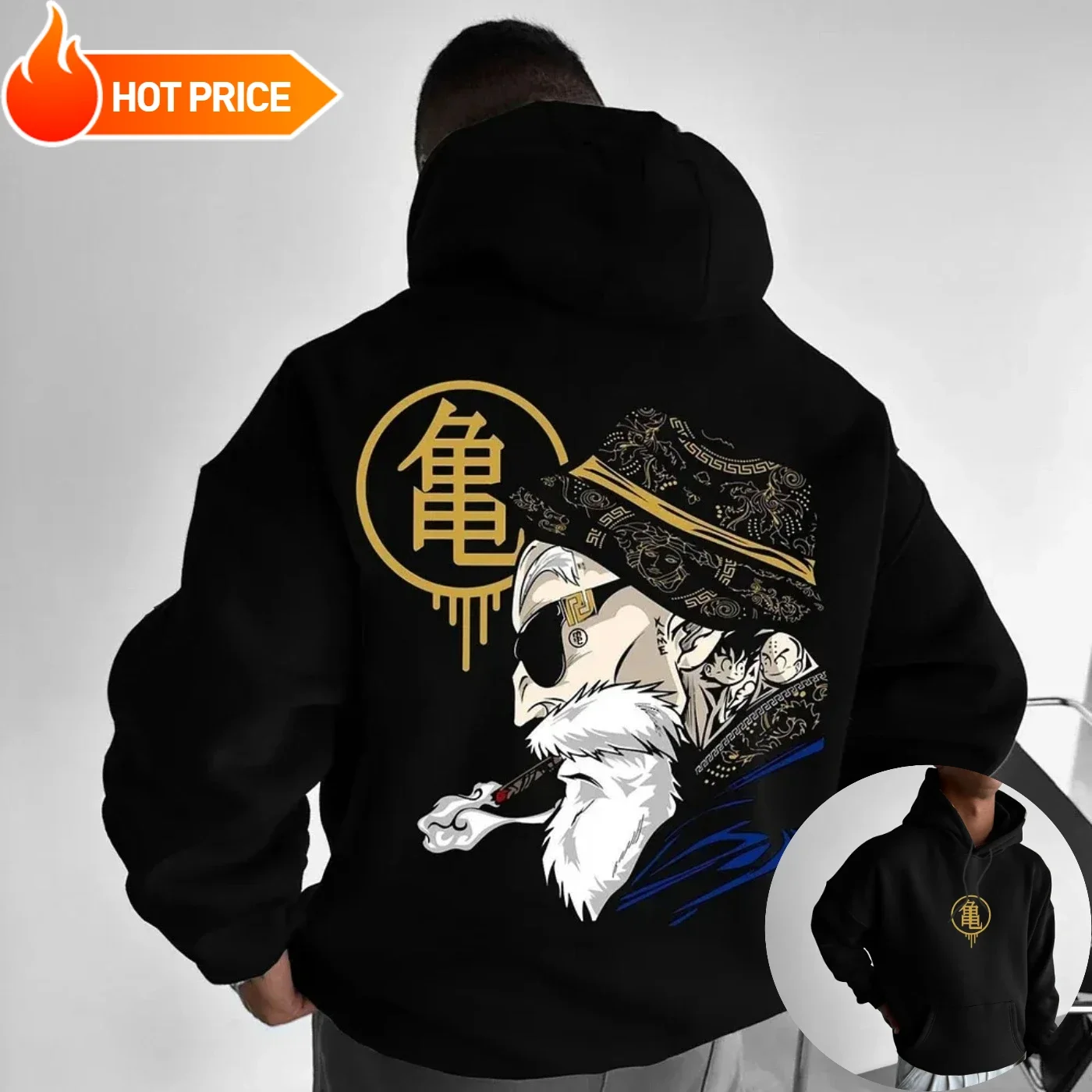 Winter Clothing Japan - Bluza męska z kapturem Master Roshi