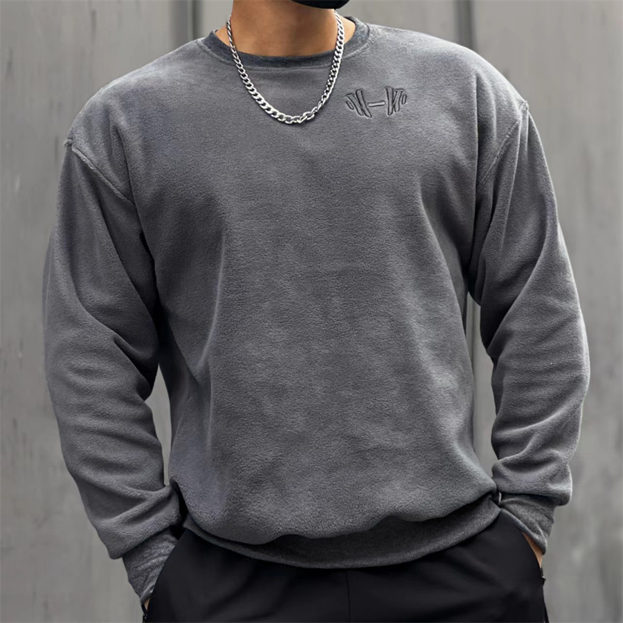Quality Winter Clothing Brand - Męskie zimowe siłownie bawełniana bluza z