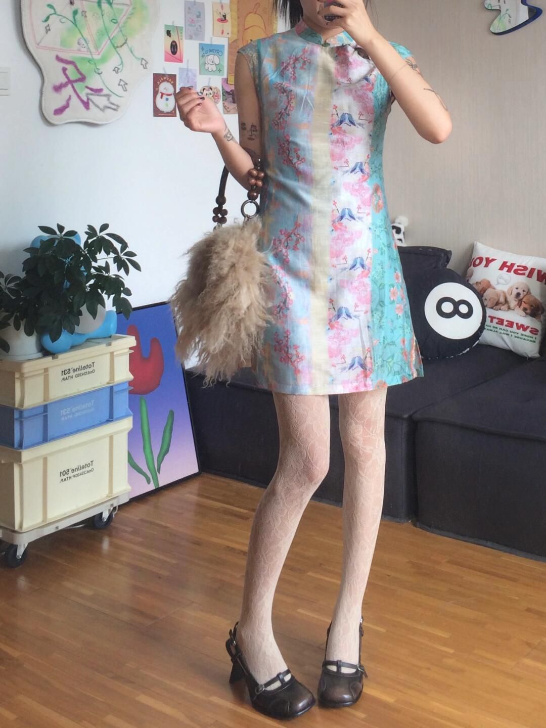 Vintage Cheongsam wysokiej tal – Winter Clothing Aesthetic recenzja i cena