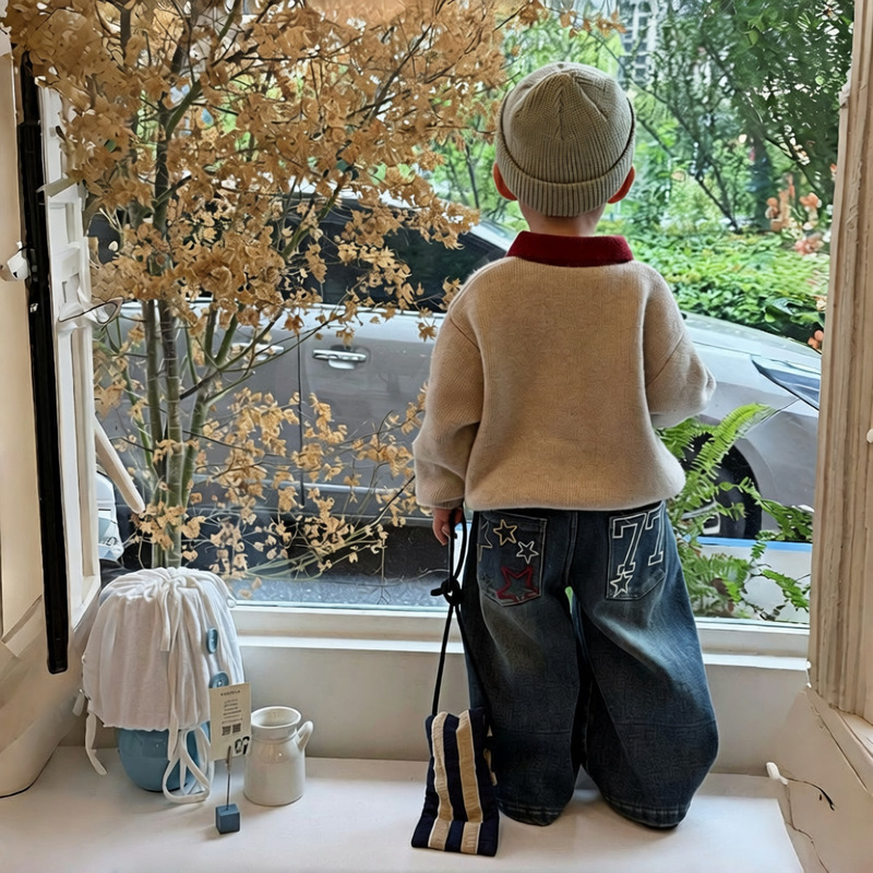 Gruby, ciepły sweter chłopięcy – Winter Clothing 1 Year Old recenzja i cena