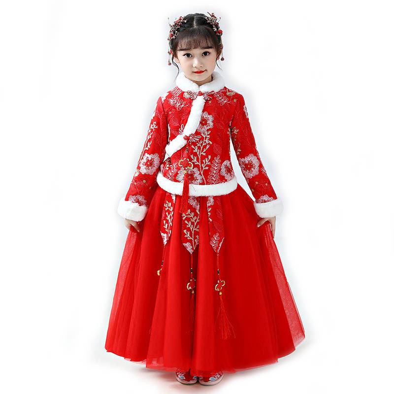 2024 dzieci jesień zima Hanfu  – Winter Clothing For Babies recenzja i cena