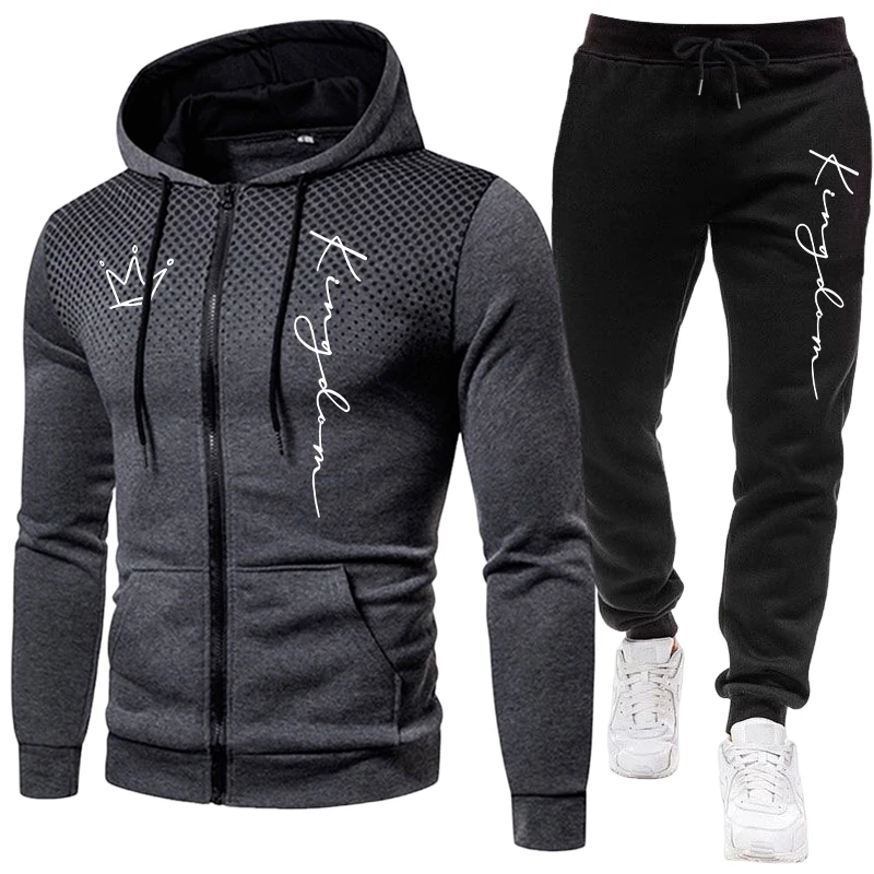 Męski dres z kurtką, casualowy – Winter Clothing Essentials recenzja i cena