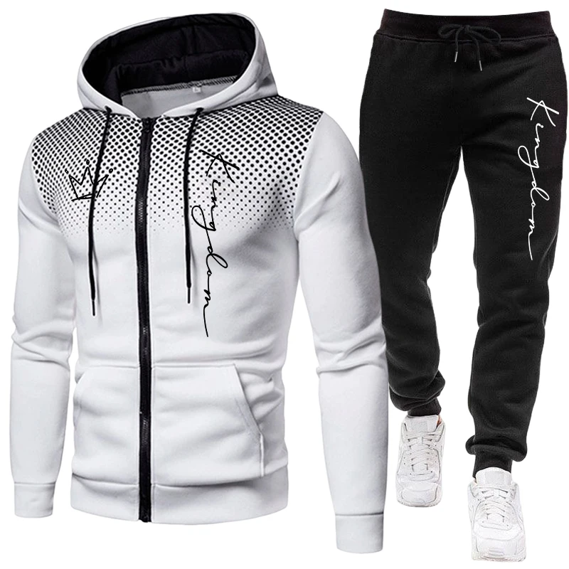 Męski dres z kurtką, casualowy – Winter Clothing Essentials recenzja i cena