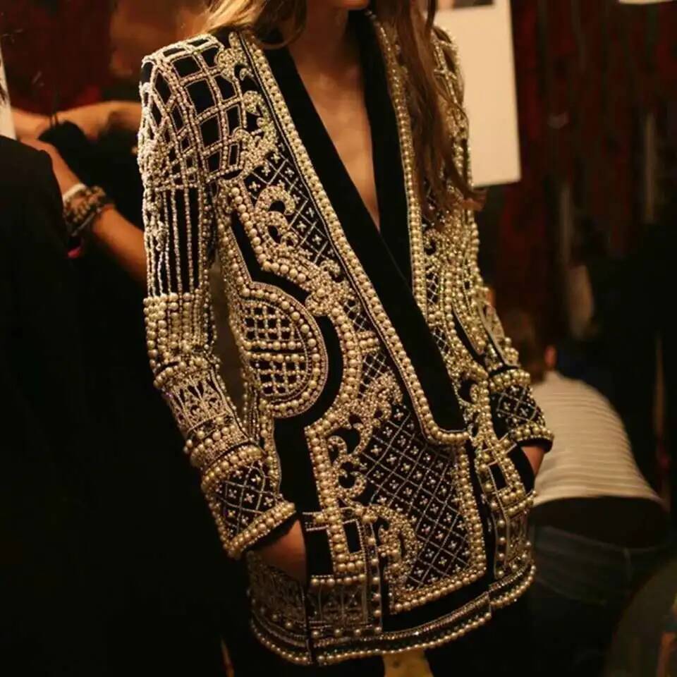 Modne marynarki z koralikami,  – Winter Clothing Taiwan recenzja i cena