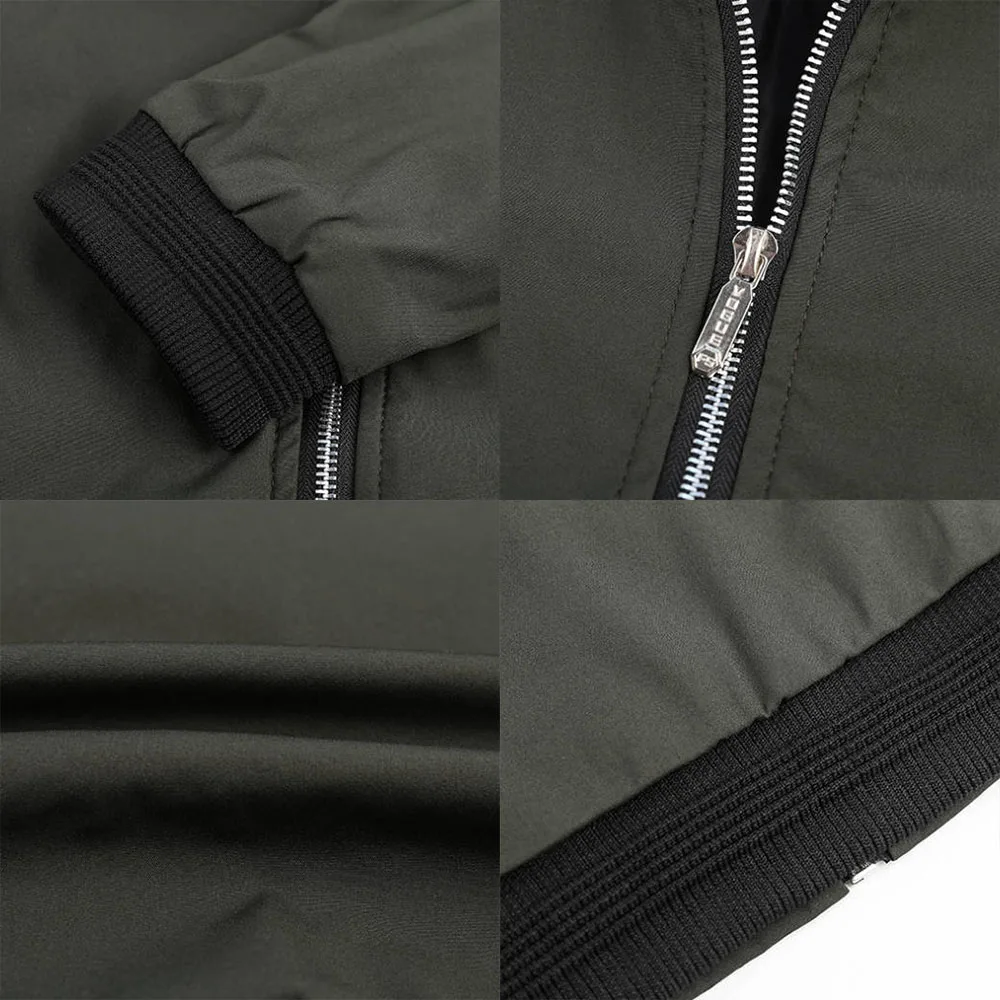 Jesienno-zimowa jakość Nowe ku – Quality Winter Clothing Bomber Jacket recenzja i cena