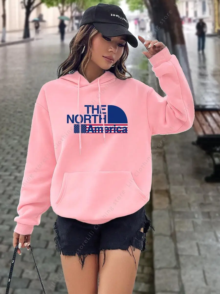 Damskie bluzy z kapturem z gra – Winter Clothing Aesthetic recenzja i cena
