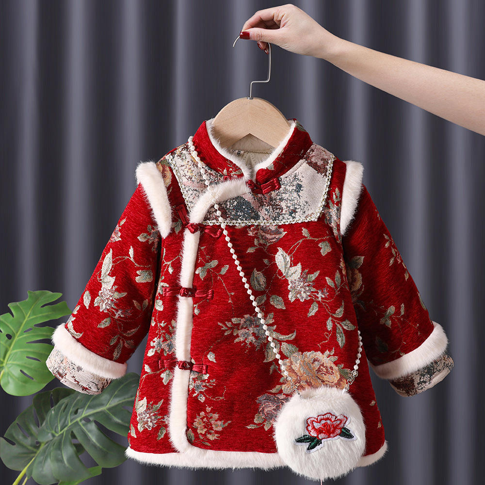 Zimowe Dziewczęce Hanfu Dzieci – Winter Clothing For Baby Girl recenzja i cena