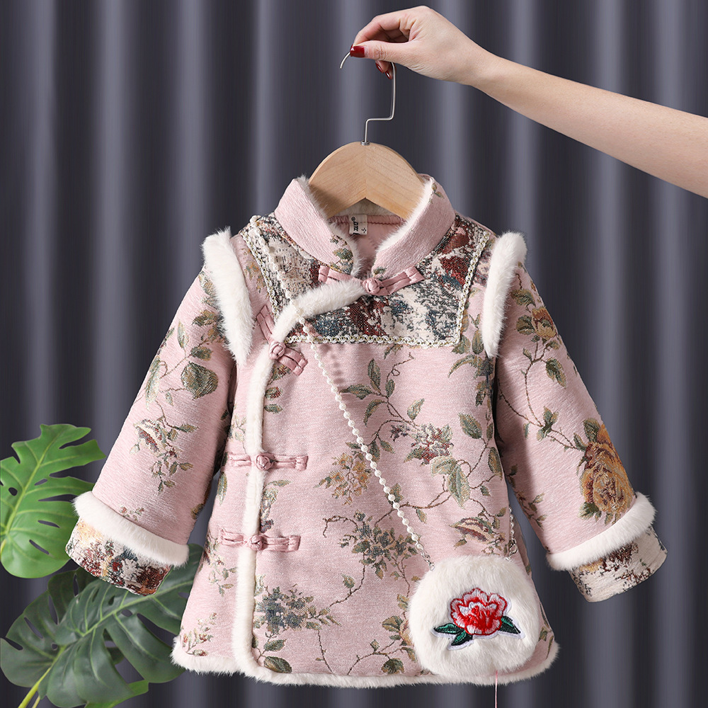 Zimowe Dziewczęce Hanfu Dzieci – Winter Clothing For Baby Girl recenzja i cena