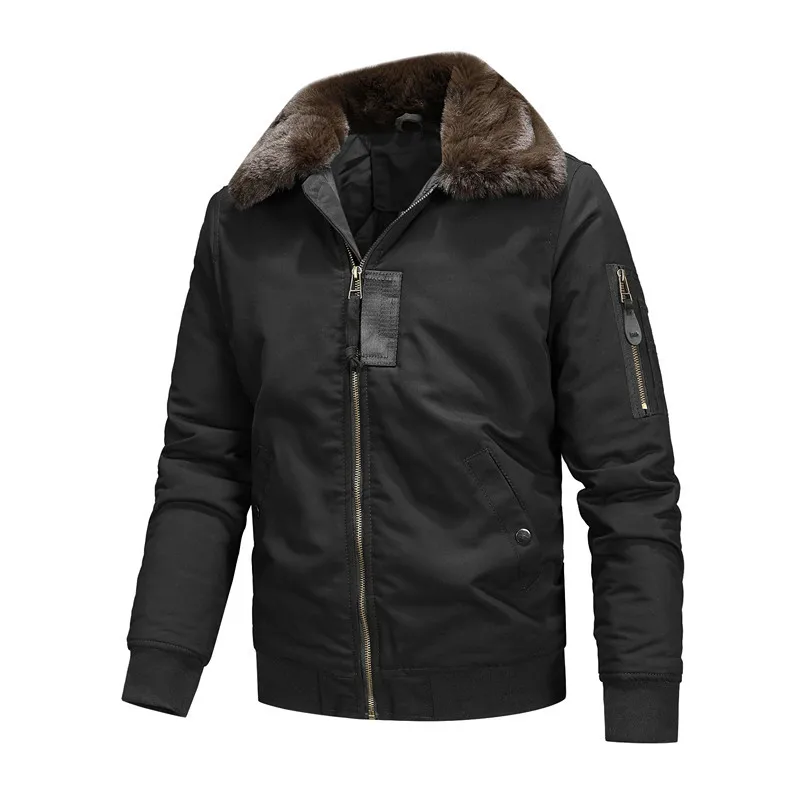 Nowe Zimowe Męskie Kurtki Bomb – Quality Winter Clothing Bomber Jacket recenzja i cena
