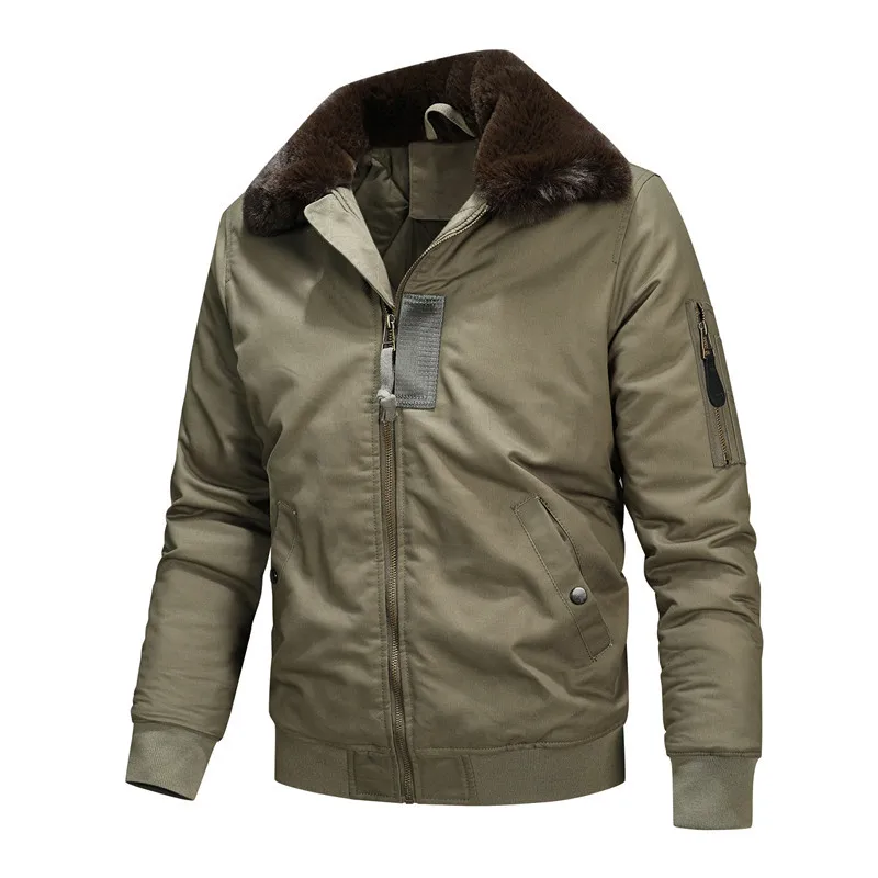Nowe Zimowe Męskie Kurtki Bomb – Quality Winter Clothing Bomber Jacket recenzja i cena