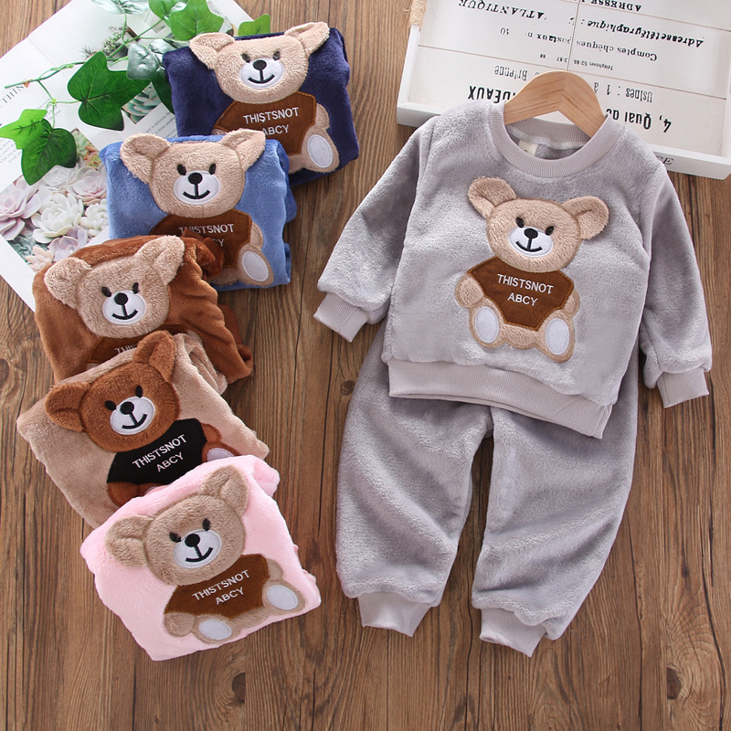Nowe Zimowe Komplety Domowe dl – Winter Clothing For Baby Girl recenzja i cena