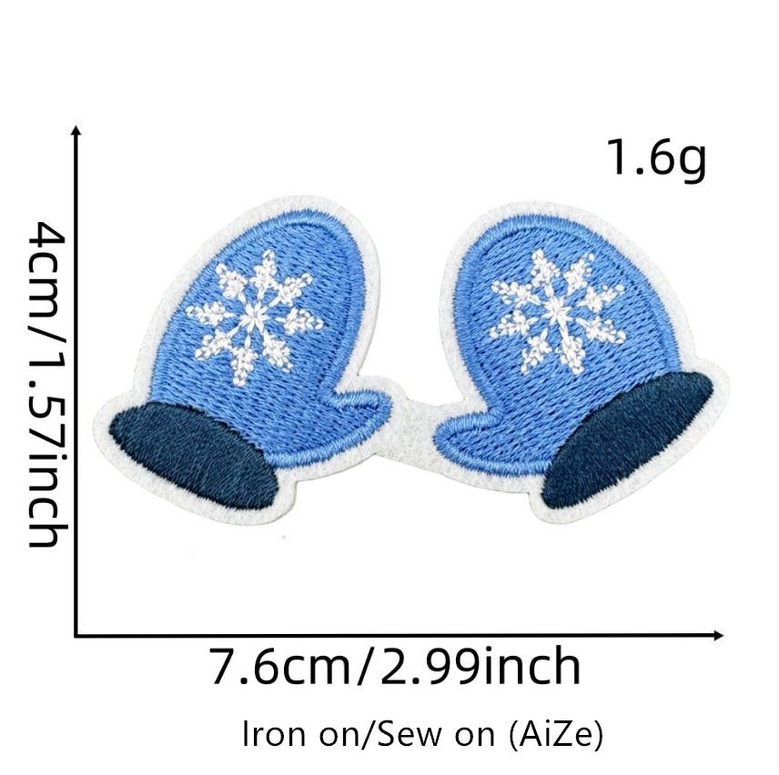 10-częściowe haftowane naszywk – Winter Clothing Pictures recenzja i cena